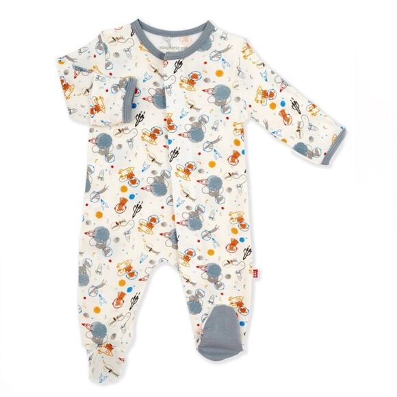 Magnetic Me Astro Pups Magnetic Footie Size 6-9 Months - Picture 1 of 9